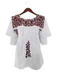 Aggie White Belle Blouse