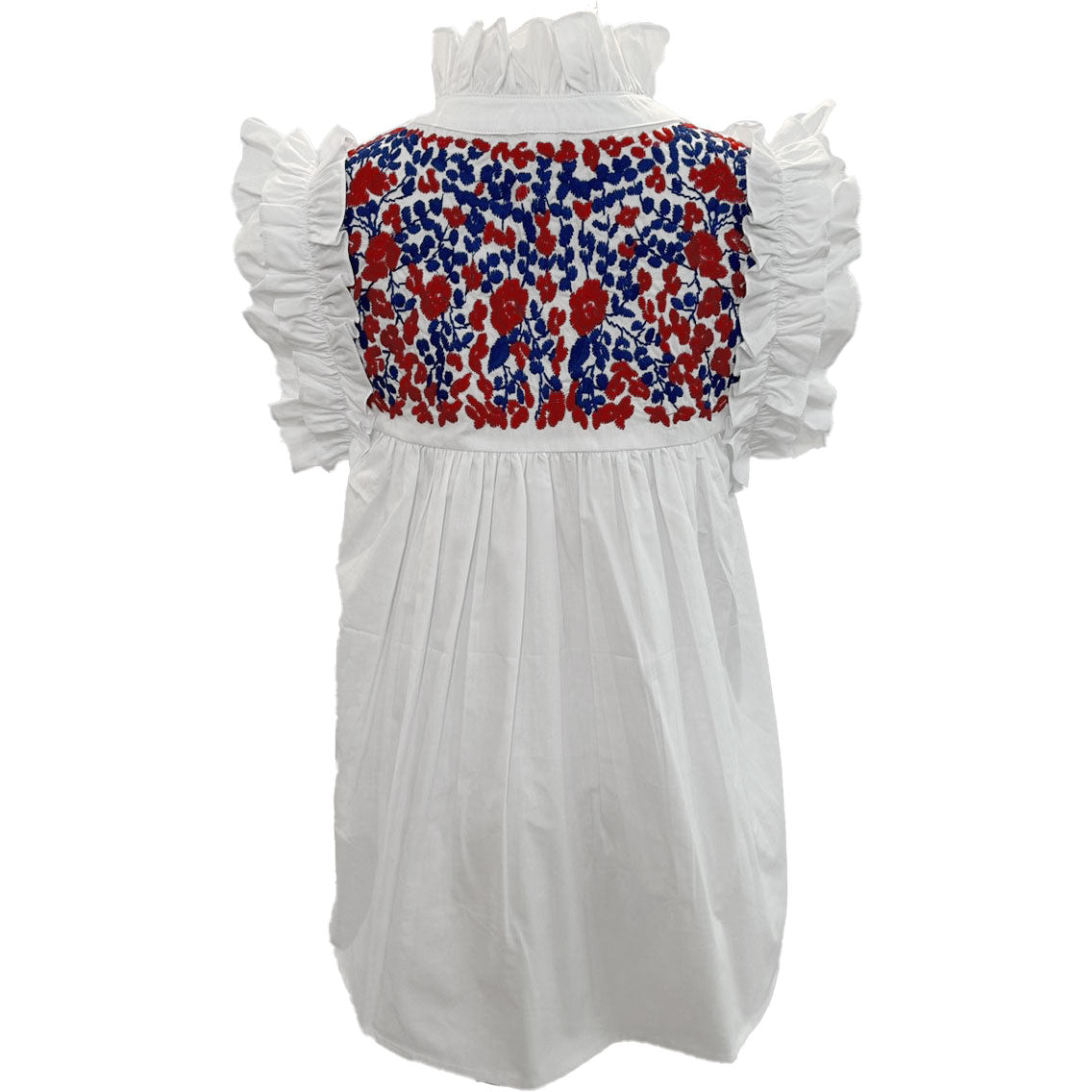 PRE-ORDER: Fourth of July White Hummingbird Blouse (shipping first week of June)