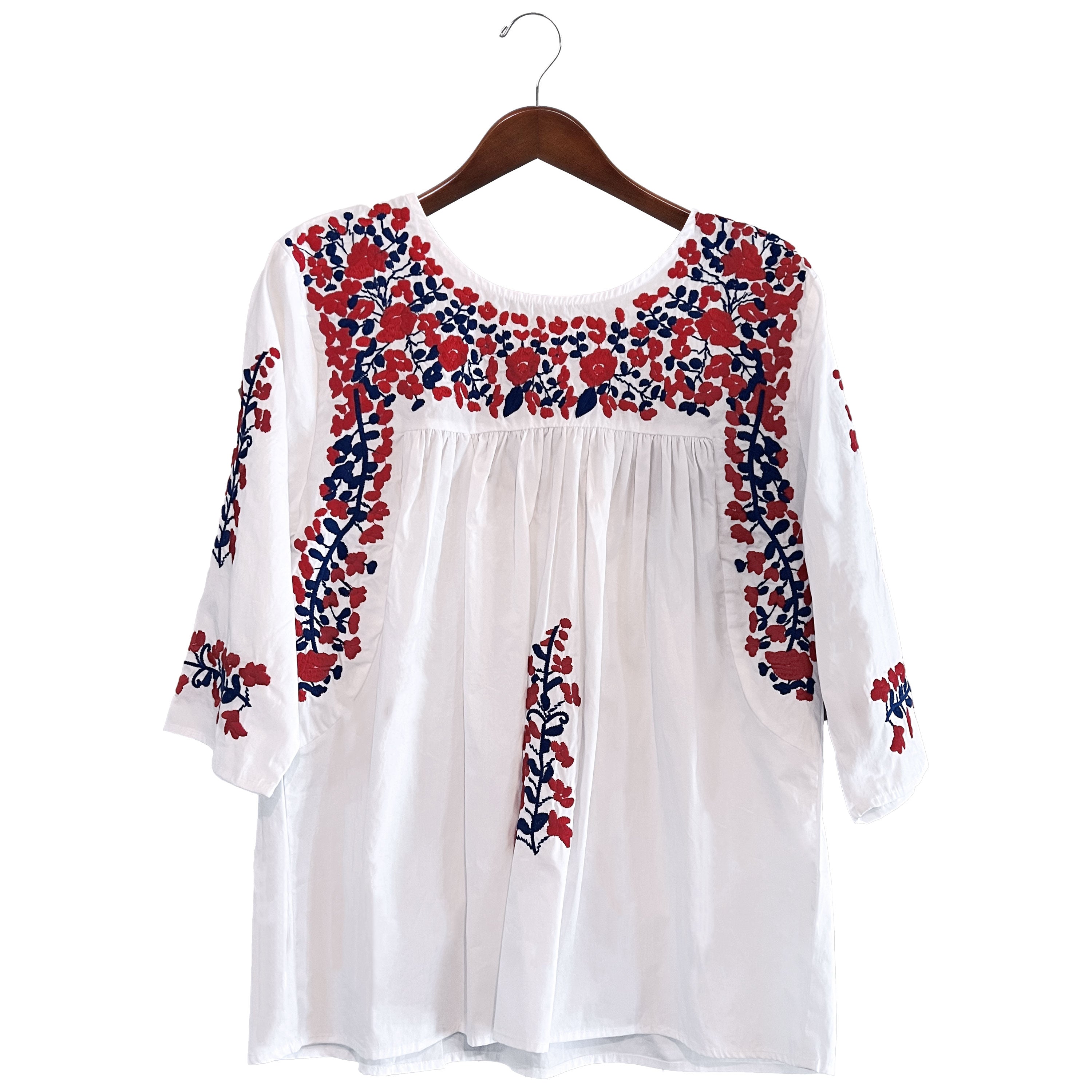 PRE-ORDER: Fourth of July White Saturday Blouse (shipping first week of June)