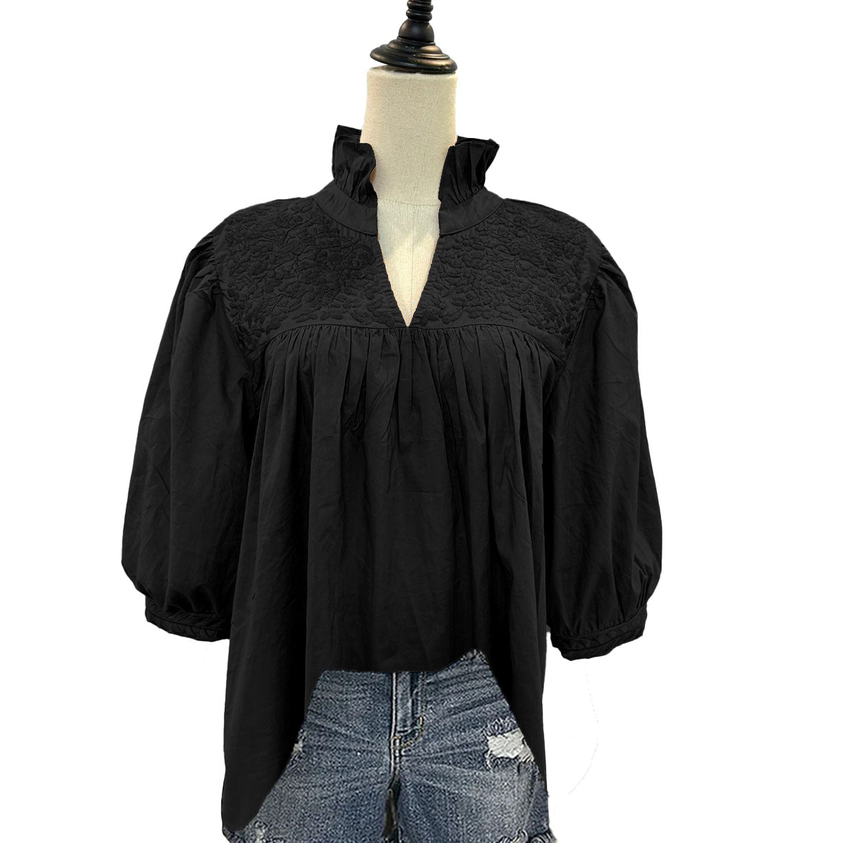 Double Black Ultimate Tailgater Blouse (XS, S, and 2X only)
