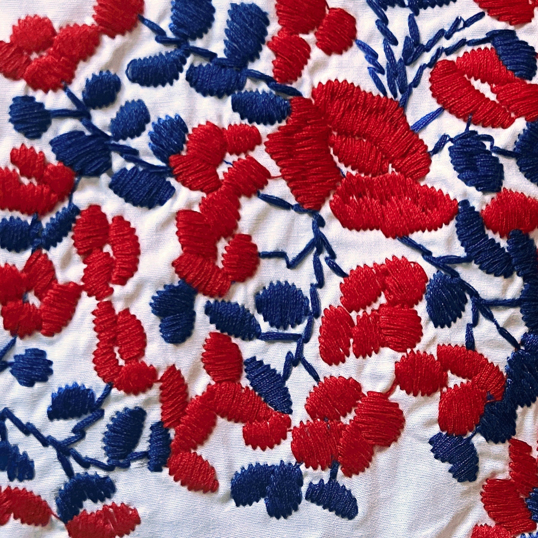 PRE-ORDER: Fourth of July White Hummingbird Blouse (mid-June delivery)
