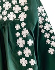 St. Paddy's Day Green Saturday Blouse (XS only)