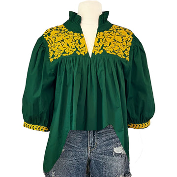 PRE-ORDER: Baylor Tailgater Blouse (Shipping October 9th)
