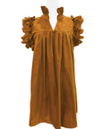 PRE-ORDER: Double Burnt Orange Hummingbird Dress (early August ship date)