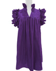 Double Purple Hummingbird Dress