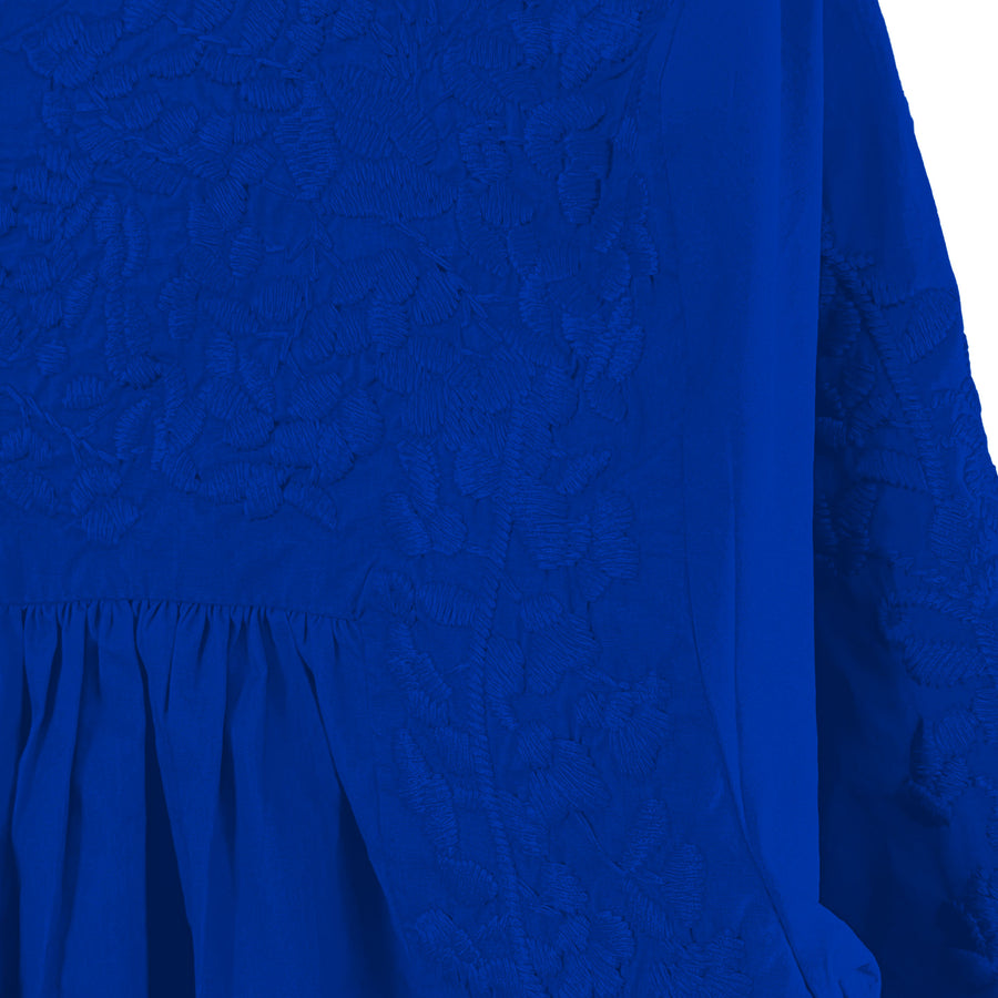 Double Royal Blue Saturday Blouse