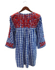PRE-ORDER: Fourth of July Buffalo Check Saturday Blouse (mid-June delivery)
