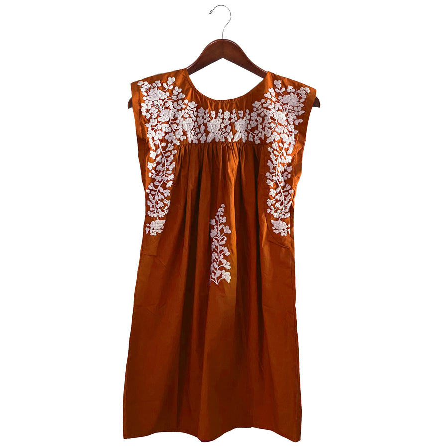 Longhorn Burnt Orange Butterfly Dress