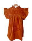 Longhorn Double Burnt Orange Extra Blouse