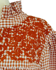 PRE-ORDER: Longhorn Gingham Tailgater Blouse (Late October delivery)
