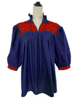 PRE-ORDER: SMU Tailgater Blouse (Shipping October 9th)