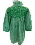 St. Paddy's Day Gingham Tailgater Blouse