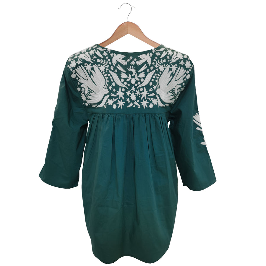 Teal "Sky Dreams" Saturday Blouse