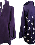 Purple "Lucky Stars" Dress with Pockets