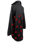 Black + Red "Lucky Stars" Dress with Pockets