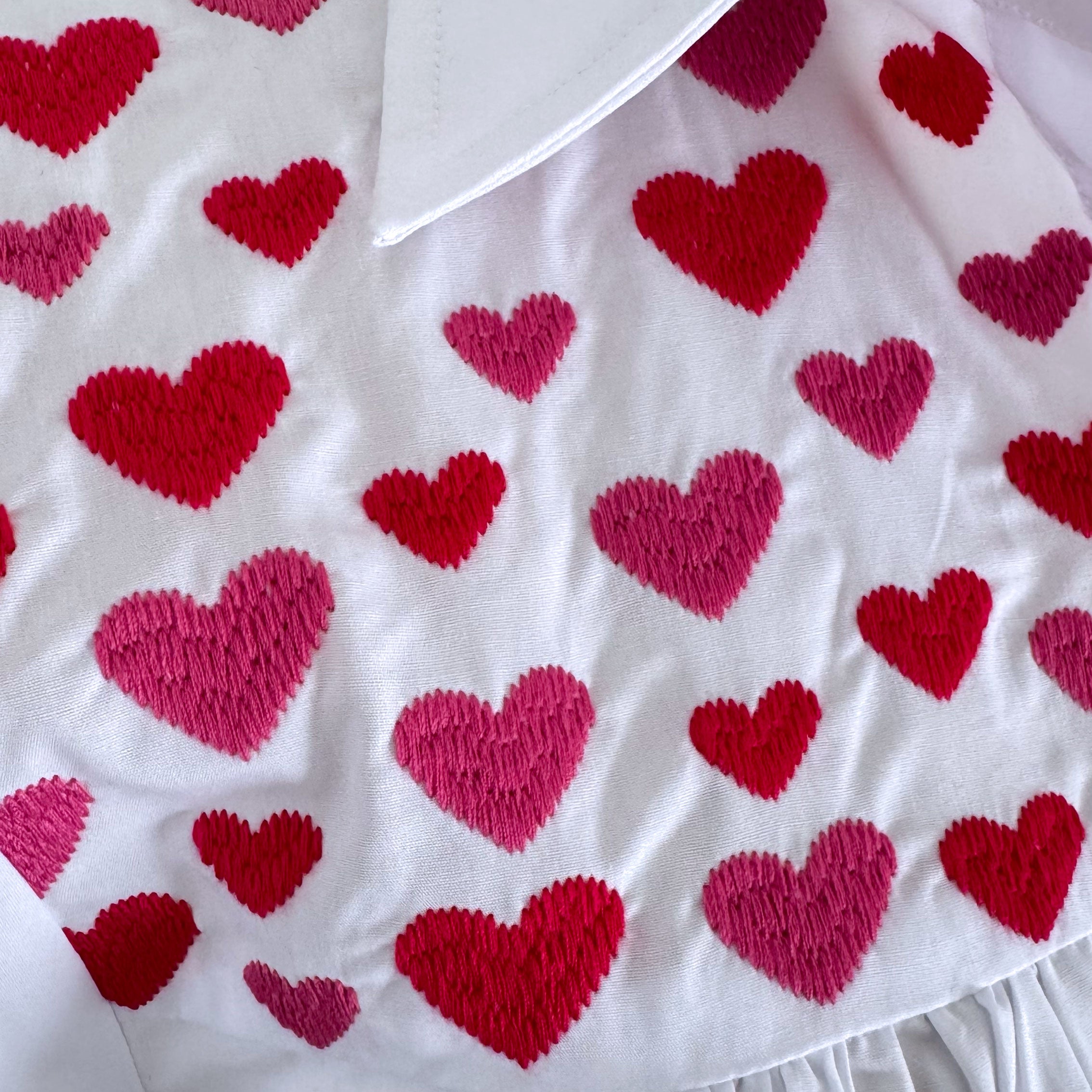 PRE-ORDER: Valetine Hot Pink Linen Tailgater Blouse (shipping mid