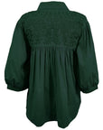 Double Green Cowgirl Blouse (XS, L only)