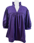 Double Purple Tailgater Blouse