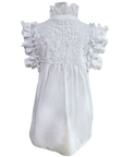 Double White Hummingbird Blouse (L, XL, 3X only)