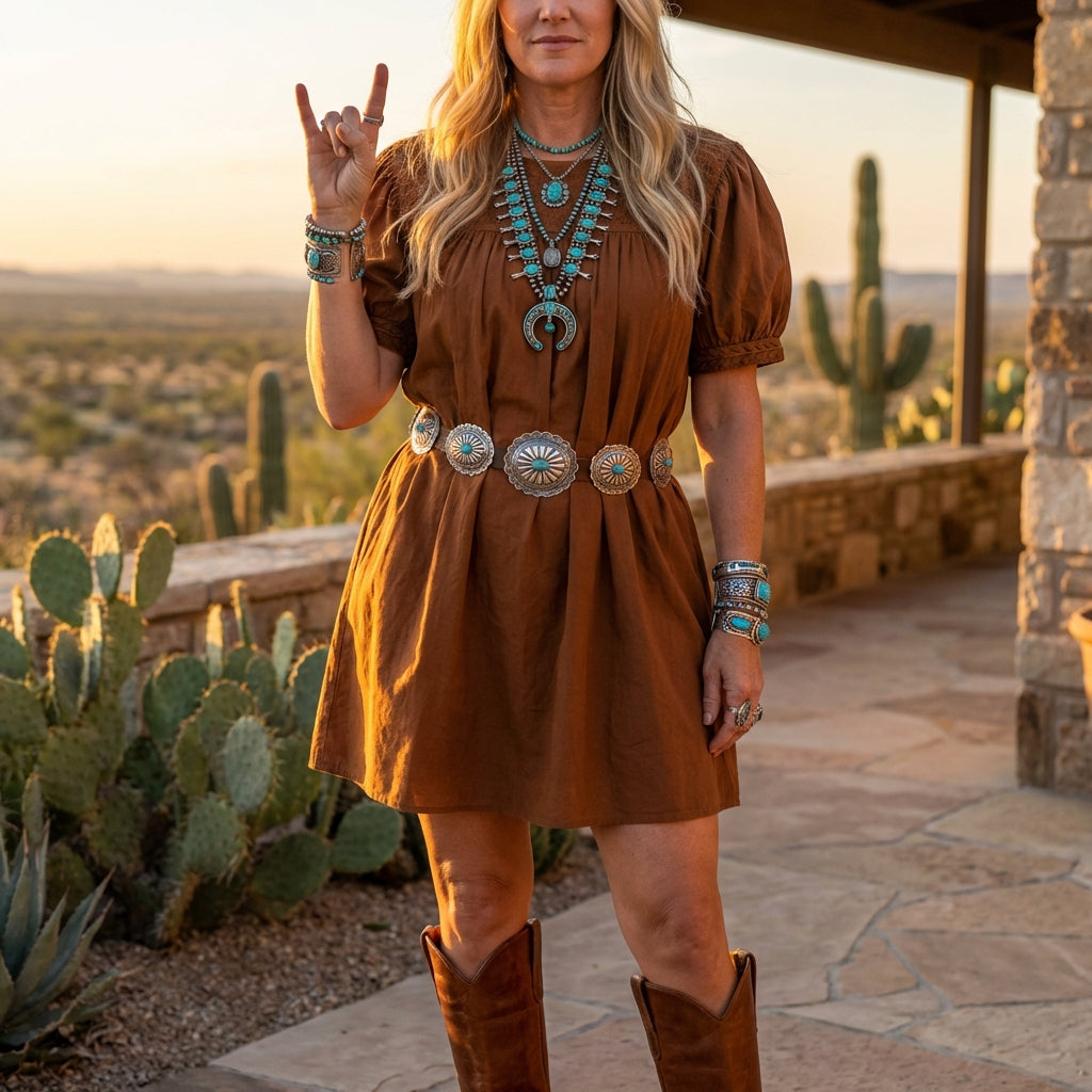 Double Burnt Orange Halftime Dress (XS, S only) – SPIRIT DRESS