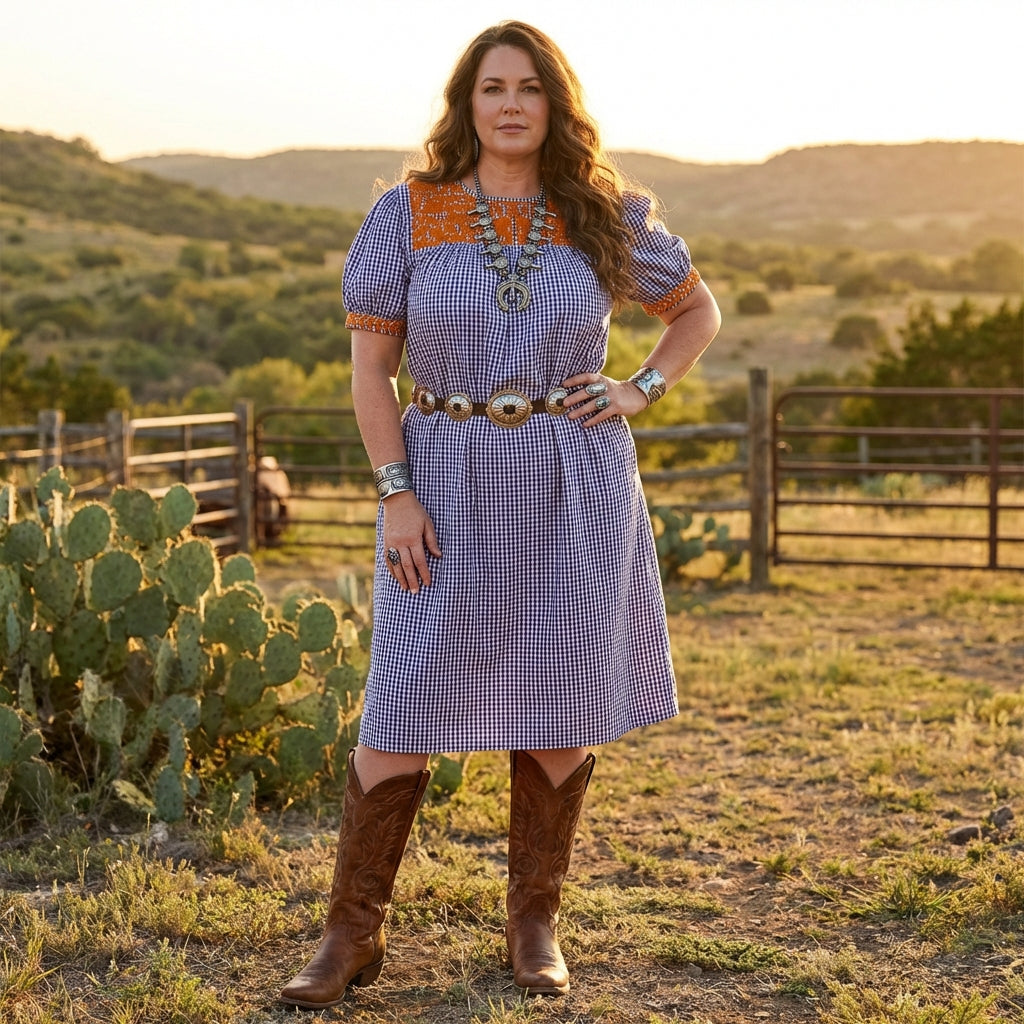 Blue & Orange SPIRIT DRESS Blue & Orange SPIRIT DRESS