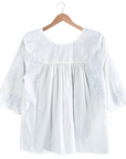 Double White Saturday Blouse