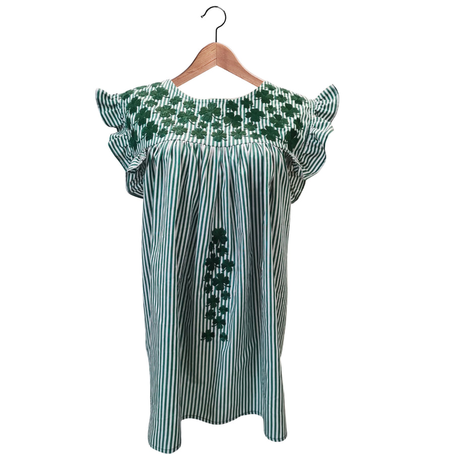 St. Paddy's Day Ticking Angel Blouse (S only)