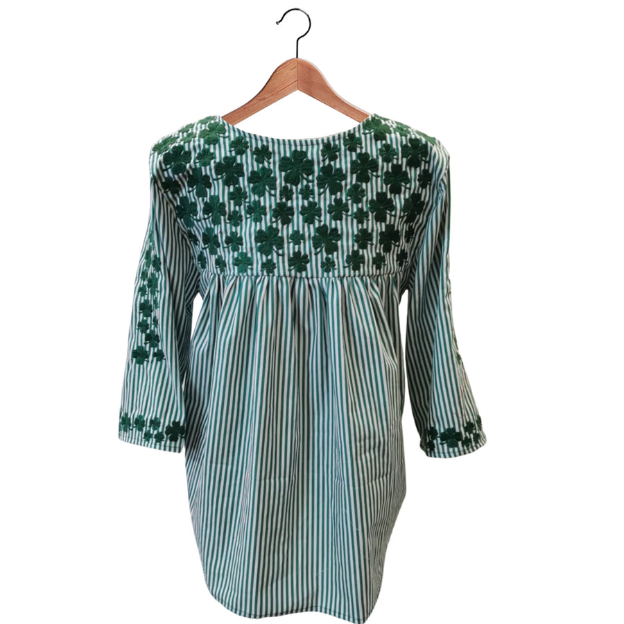 St. Paddy's Day Ticking Saturday Blouse